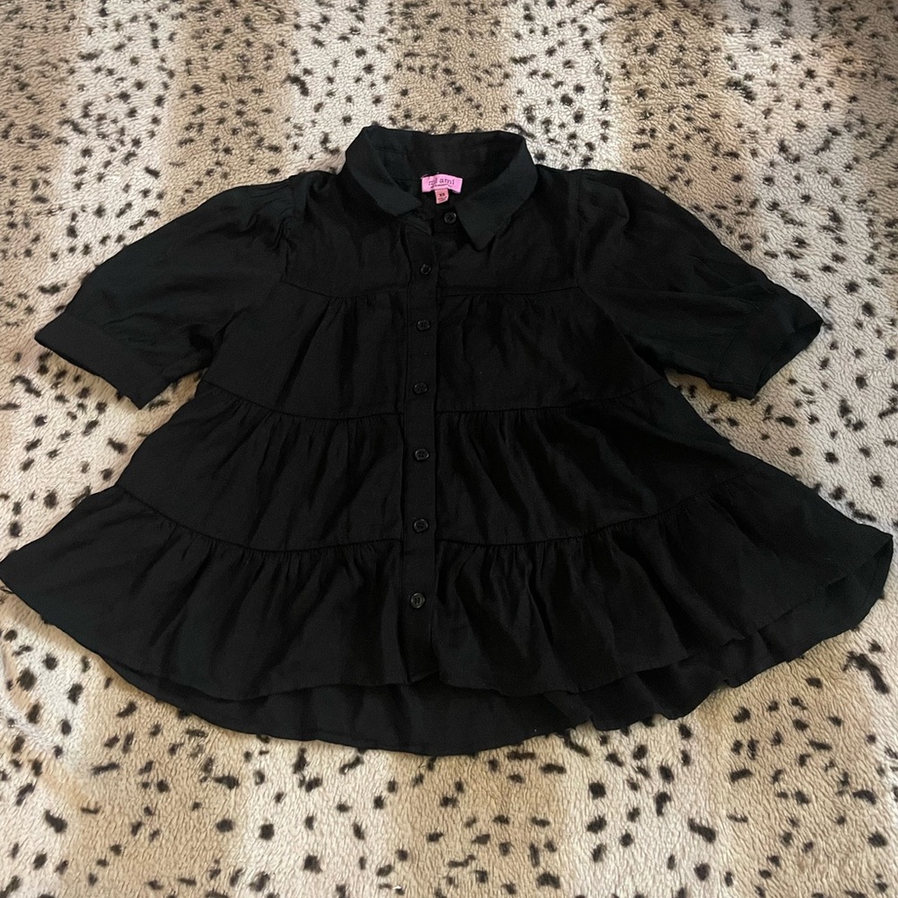 Miami Black Button Down Shirt